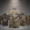 Pánske 3D tričko kamufláž, krátky rukáv Gamewear Ibex "Kozorožec"