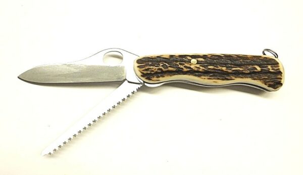 Poľovnícky zatvárací nôž VICTORINOX z parohu (nôž + pílka)