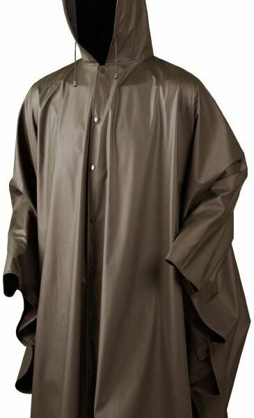 Pončo SEELAND Rainy Unisex zelené, One size