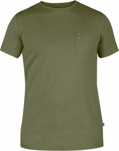 Pánske outdoorové tričko FJÄLLRÄVEN Övik Pocket T-Shirt