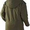 Pánska zimná bunda so zipsom a cvokmi Seeland Polar Jacket Pine Green, 10020872804