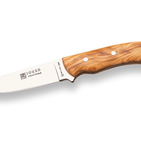 Lovecký nôž s drevenou rukoväťou JOKER KNIFE PANTERA BLADE 9,5cm. CO17