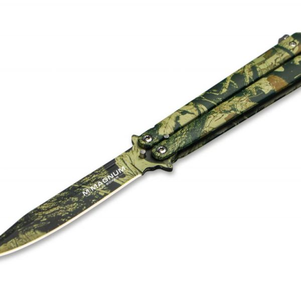 Taktický zatvárací nôž - motýlik Magnum BALISONG CAMO 06EX403