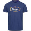 Modré bavlnené tričko s logom BLASER Badge T24 veľ.S-3XL