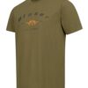 Letné pánske tričko olivovej farby s logom BLASER Since T24 S-3XL