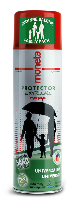 Impregnátor obuvi, impregnačný sprej MONETA Protector 300ml
